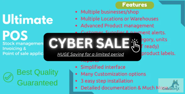 Ultimate POS - Best ERP, Stock Management, Point of Sale & Invoicing application